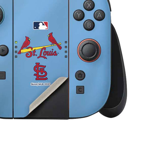 MLB St. Louis Cardinals Alternate/Away Jersey Nintendo Switch 2 (2025) Joy-Con Controller Skin