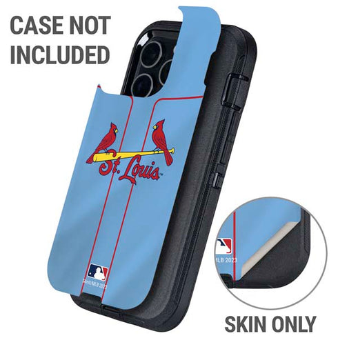 MLB St. Louis Cardinals Alternate/Away Jersey Otterbox Defender iPhone Skin