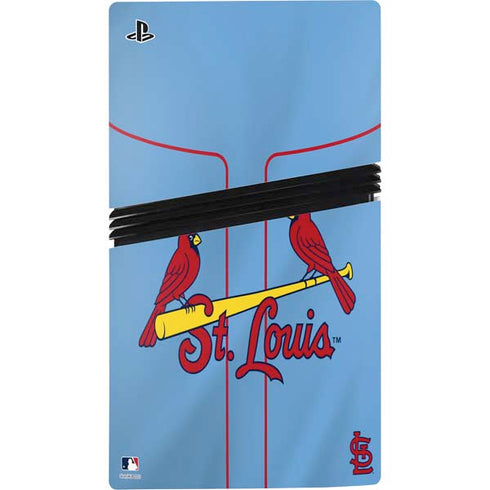 MLB St. Louis Cardinals Alternate/Away Jersey PS5 Pro Console Skin