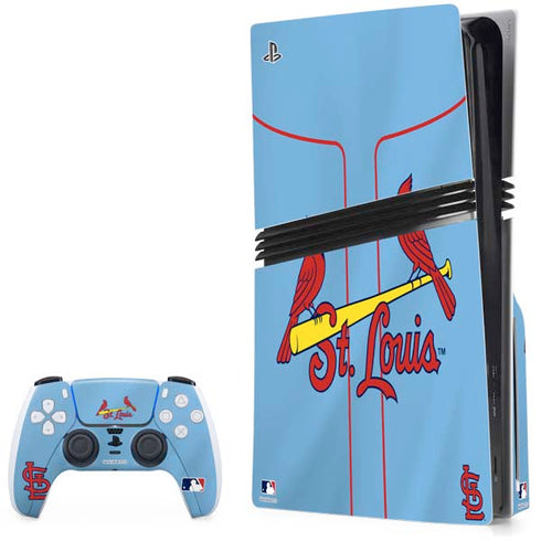 MLB St. Louis Cardinals Alternate/Away Jersey PS5 Pro Disk Bundle Skin