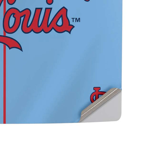 MLB St. Louis Cardinals Alternate/Away Jersey PS5 Pro Disk Console Skin