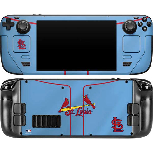 MLB St. Louis Cardinals Alternate/Away Jersey Steam Deck Handheld Gaming Computer OLED Skin