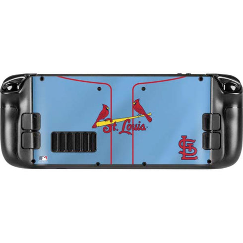 MLB St. Louis Cardinals Alternate/Away Jersey Steam Deck Handheld Gaming Computer OLED Skin