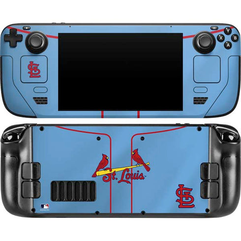 MLB St. Louis Cardinals Alternate/Away Jersey Steam Deck Handheld Gaming Computer Skin