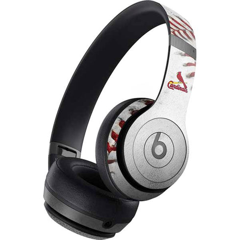 MLB St. Louis Cardinals Game Ball Beats Solo 4 Wireless Headphones Skin