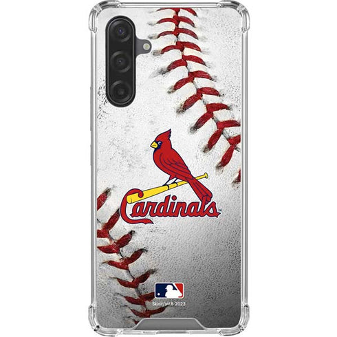MLB St. Louis Cardinals Game Ball Galaxy A17 Clear Case
