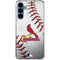 MLB St. Louis Cardinals Game Ball Galaxy A35 5G Clear Case