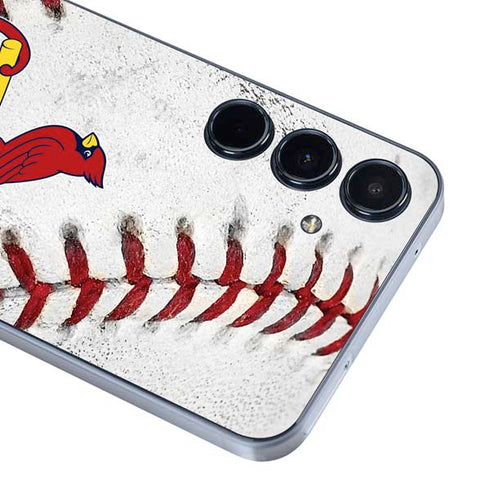 MLB St. Louis Cardinals Game Ball Galaxy A35 5G Skin