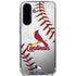 MLB St. Louis Cardinals Game Ball Galaxy A36 5G Clear Case