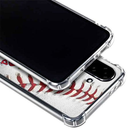 MLB St. Louis Cardinals Game Ball Galaxy A36 5G Clear Case