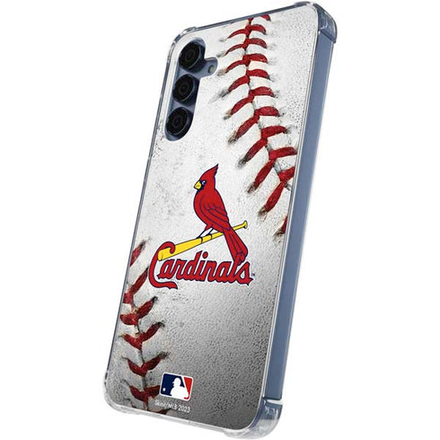 MLB St. Louis Cardinals Game Ball Galaxy A55 5G Clear Case