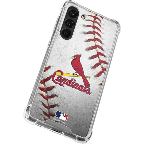 MLB St. Louis Cardinals Game Ball Galaxy S24 FE Clear Case