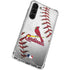 MLB St. Louis Cardinals Game Ball Galaxy S24 FE Clear Case