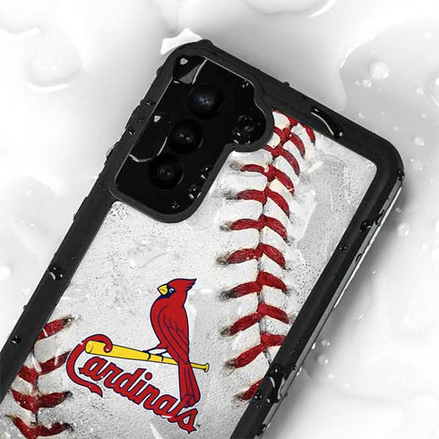 MLB St. Louis Cardinals Game Ball Galaxy S24 Plus Waterproof Case