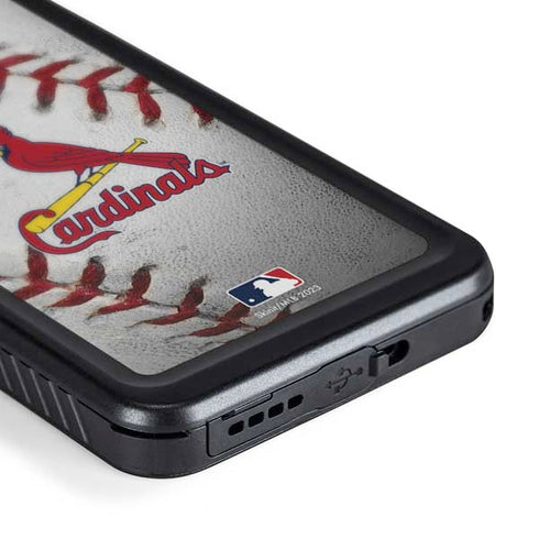MLB St. Louis Cardinals Game Ball Galaxy S24 Waterproof Case