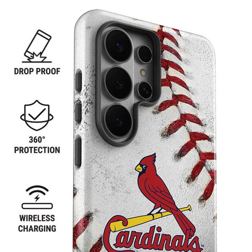 MLB St. Louis Cardinals Game Ball Galaxy S26 Ultra Impact Case