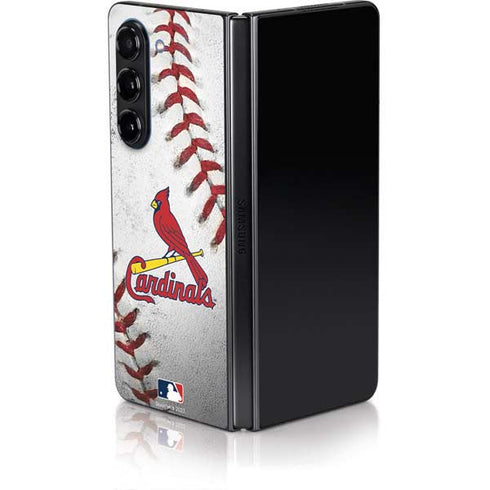 MLB St. Louis Cardinals Game Ball Galaxy Z Fold5 5G Skin