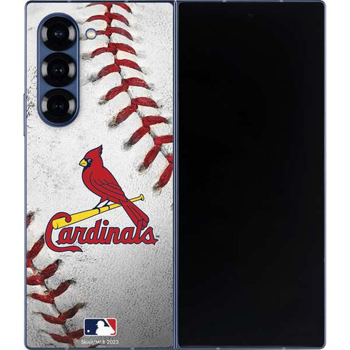 MLB St. Louis Cardinals Game Ball Galaxy Z Fold6 Skin
