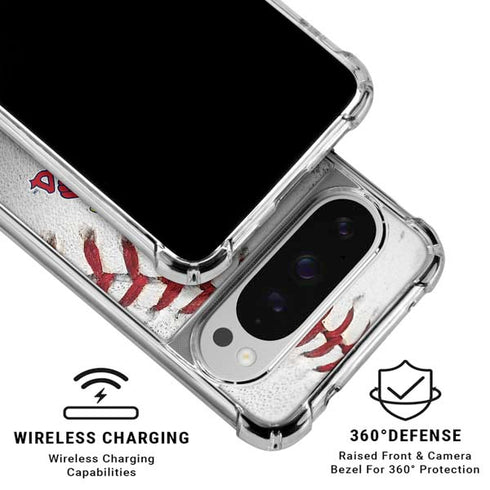 MLB St. Louis Cardinals Game Ball Google Pixel 10 Pro XL Clear Case