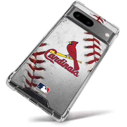 MLB St. Louis Cardinals Game Ball Google Pixel 8a Clear Case
