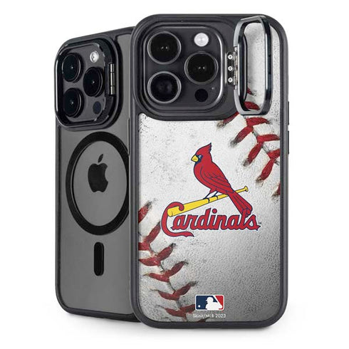 MLB St. Louis Cardinals Game Ball iPhone 13 Pro Kickstand Case