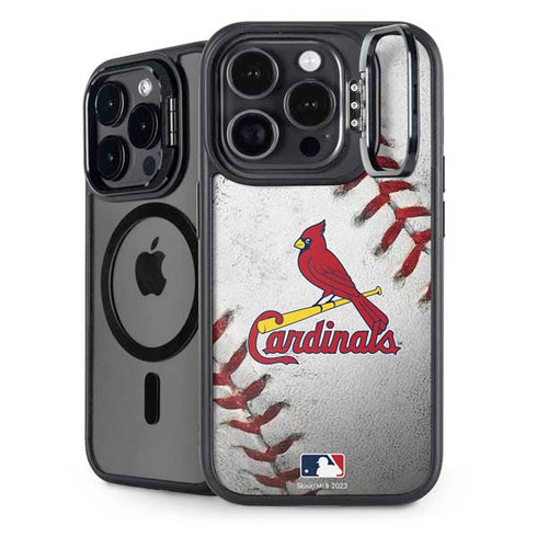 MLB St. Louis Cardinals Game Ball iPhone 14 Pro Max Kickstand Case