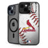 MLB St. Louis Cardinals Game Ball iPhone 15 Kickstand Case