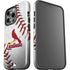 MLB St. Louis Cardinals Game Ball iPhone 15 Pro Impact Case