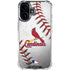 MLB St. Louis Cardinals Game Ball iPhone 16 Clear Case