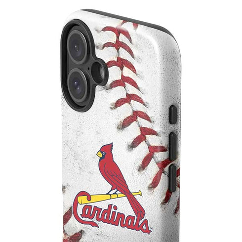 MLB St. Louis Cardinals Game Ball iPhone 16 Impact Case