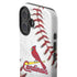 MLB St. Louis Cardinals Game Ball iPhone 16 Impact Case