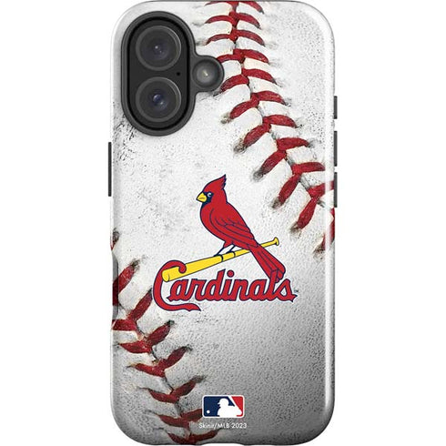 MLB St. Louis Cardinals Game Ball iPhone 16 Plus Impact Case