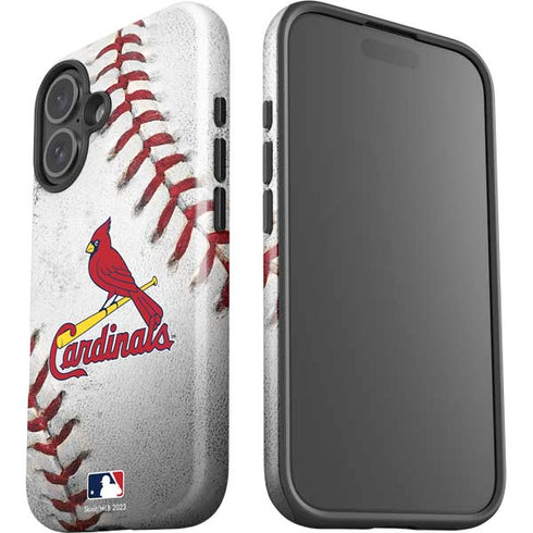 MLB St. Louis Cardinals Game Ball iPhone 16 Plus Impact Case