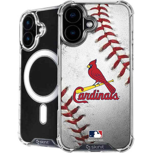 MLB St. Louis Cardinals Game Ball iPhone 16 Plus MagSafe Case