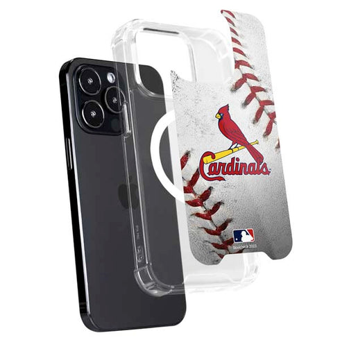 MLB St. Louis Cardinals Game Ball iPhone 16 Pro MagSafe Case