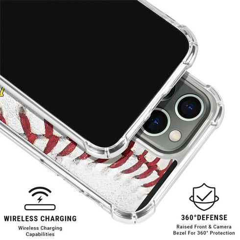 MLB St. Louis Cardinals Game Ball iPhone 16 Pro Max Clear Case