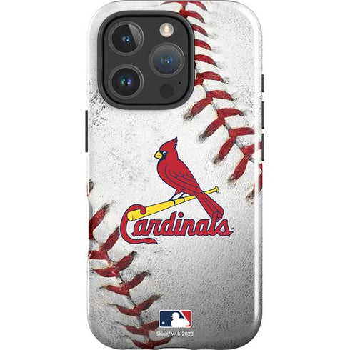MLB St. Louis Cardinals Game Ball iPhone 16 Pro Max Impact Case