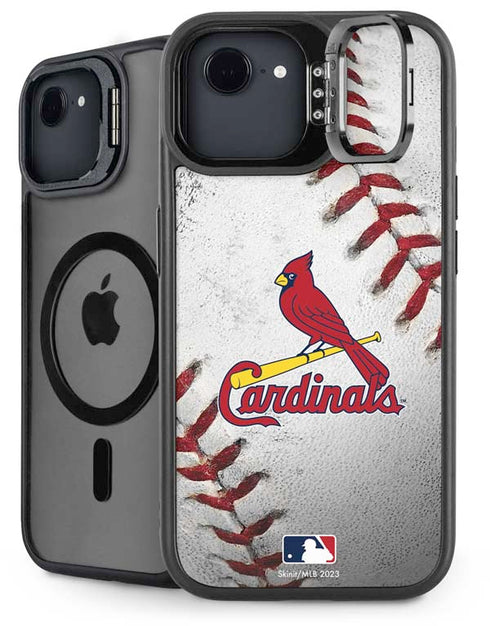 MLB St. Louis Cardinals Game Ball iPhone 16e Kickstand Case