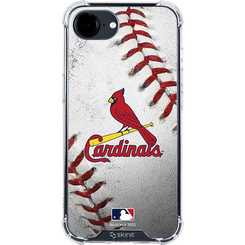 MLB St. Louis Cardinals Game Ball iPhone 16e Clear Case