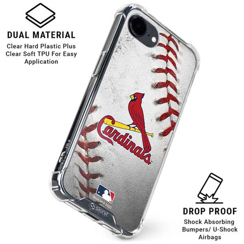 MLB St. Louis Cardinals Game Ball iPhone 16e Clear Case