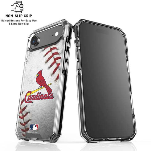 MLB St. Louis Cardinals Game Ball iPhone 17 Air Clear Case