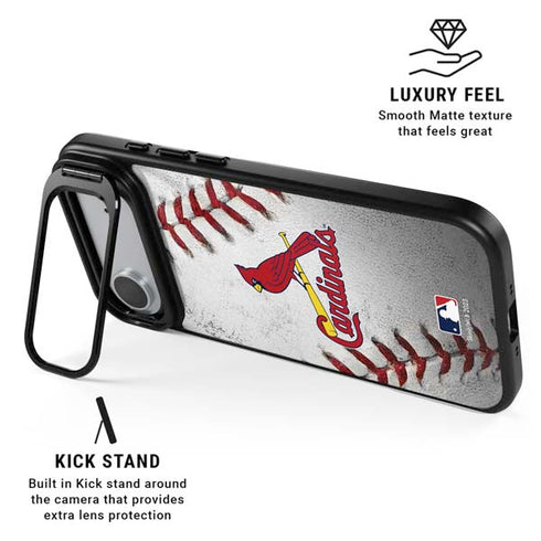 MLB St. Louis Cardinals Game Ball iPhone 17 Air Kickstand Case