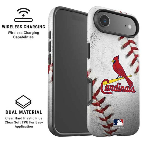 MLB St. Louis Cardinals Game Ball iPhone 17 Air Magsafe Impact Case