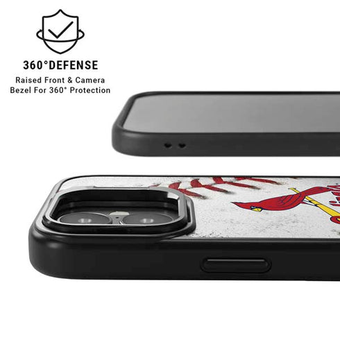 MLB St. Louis Cardinals Game Ball iPhone 17 Kickstand Case