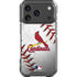 MLB St. Louis Cardinals Game Ball iPhone 17 Pro Clear Case