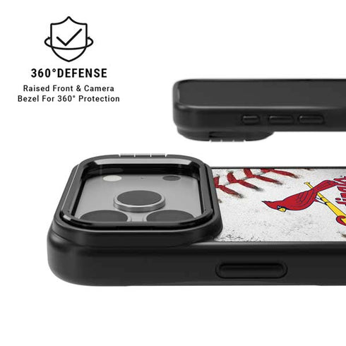MLB St. Louis Cardinals Game Ball iPhone 17 Pro Kickstand Case