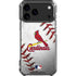 MLB St. Louis Cardinals Game Ball iPhone 17 Pro Max Clear Case