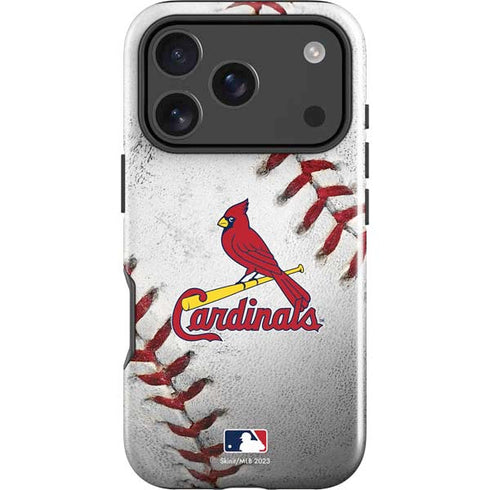 MLB St. Louis Cardinals Game Ball iPhone 17 Pro Max Impact Case