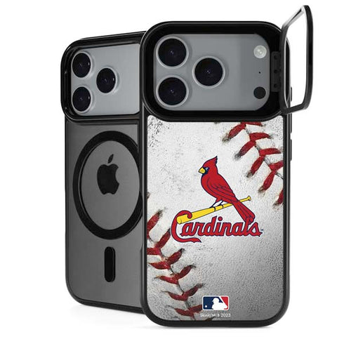 MLB St. Louis Cardinals Game Ball iPhone 17 Pro Max Kickstand Case