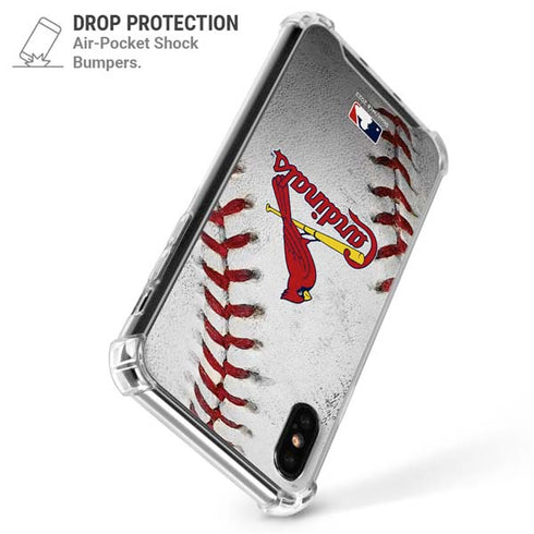 MLB St. Louis Cardinals Game Ball iPhone X/XS Clear Case